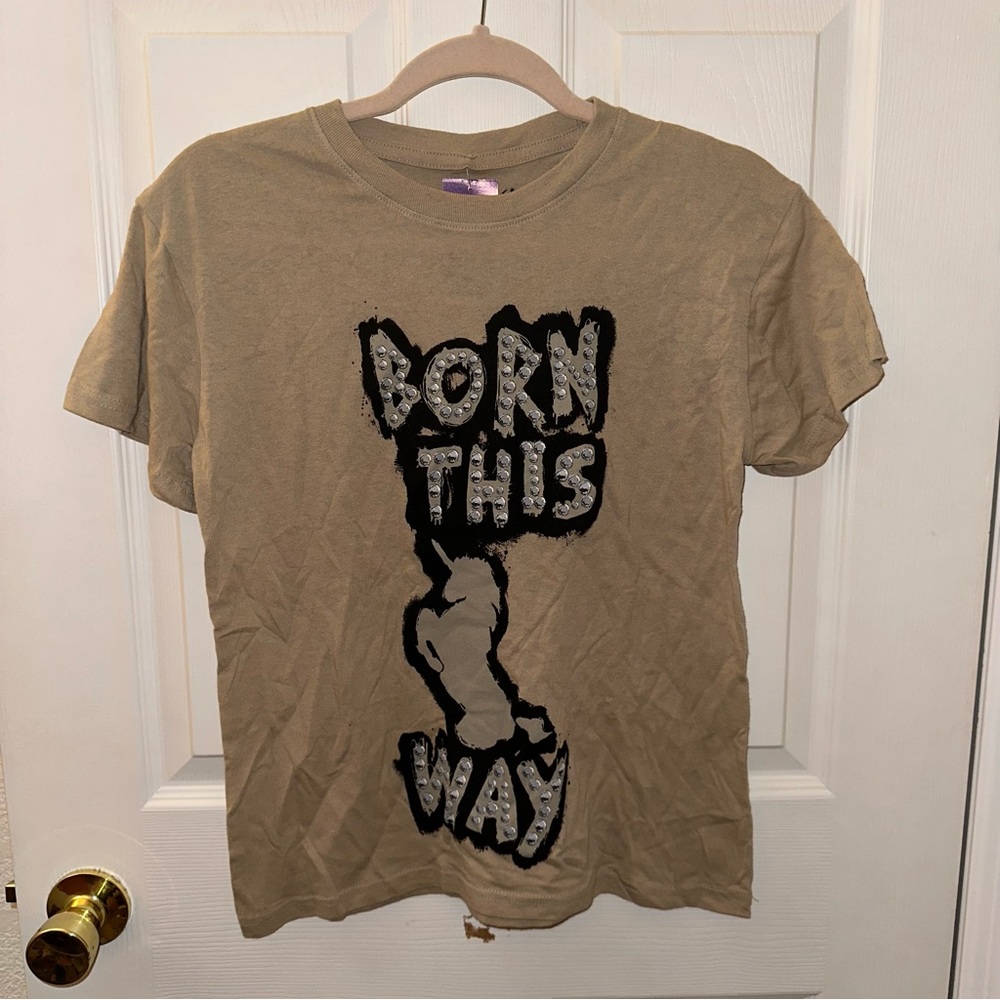 Lady Gaga Brand “Born This Way” Tee Size XS